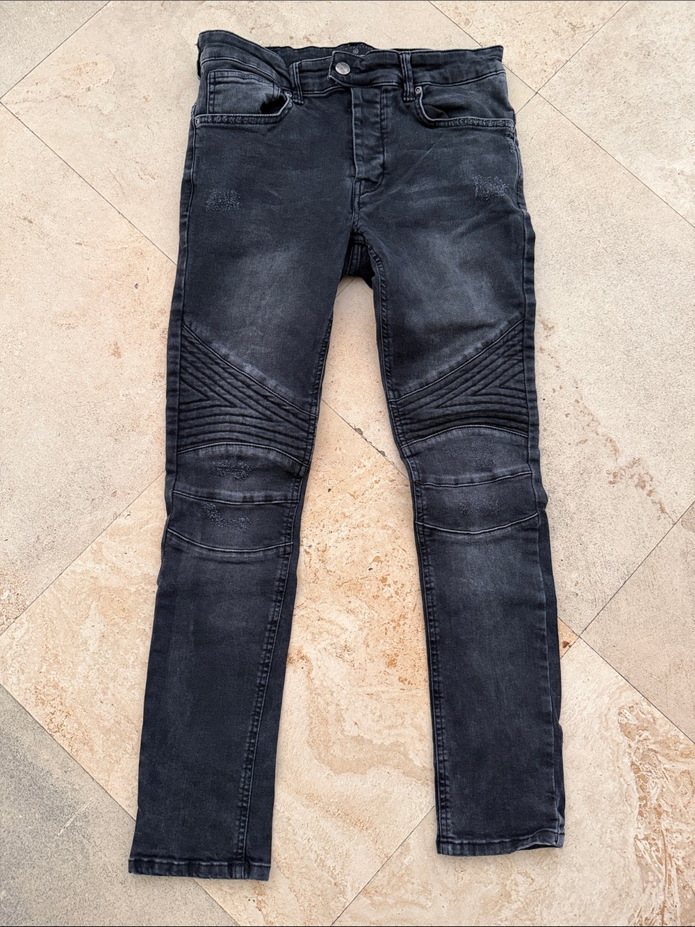 Zara Men's Black Skinny Fit Jeans